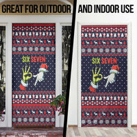 Grinch Hand Six Seven Xmas Door Cover Meme Gen Alpha Slang - Wonder Print Shop