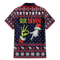Grinch Hand Six Seven Xmas Family Matching Mermaid Dress and Hawaiian Shirt Meme Gen Alpha Slang - Wonder Print Shop
