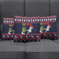 Grinch Hand Six Seven Xmas Pillow Cover Meme Gen Alpha Slang - Wonder Print Shop