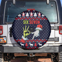 Grinch Hand Six Seven Xmas Spare Tire Cover Meme Gen Alpha Slang - Wonder Print Shop