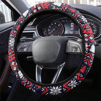Grinch Hand Six Seven Xmas Steering Wheel Cover Meme Gen Alpha Slang - Wonder Print Shop