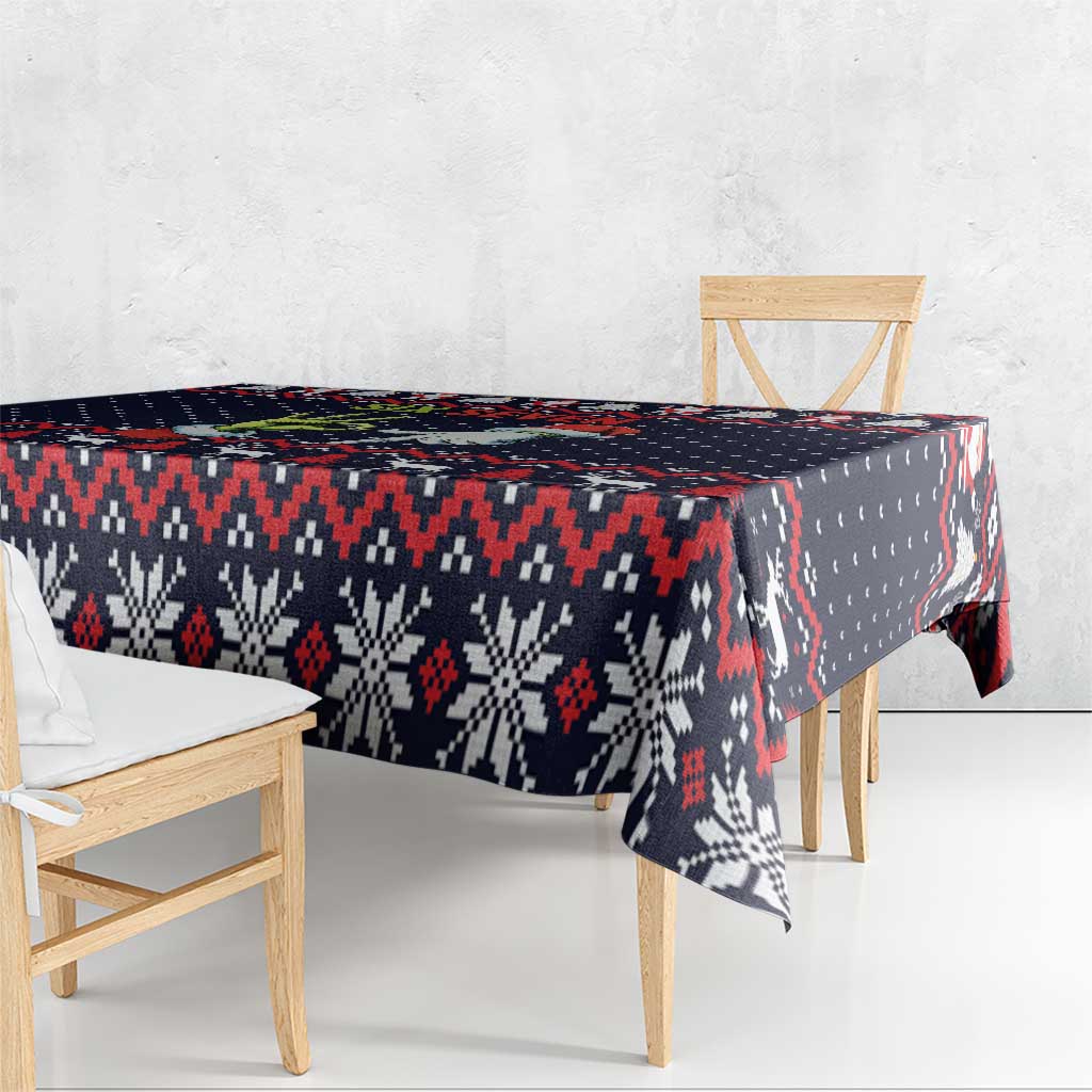 Grinch Hand Six Seven Xmas Tablecloth Meme Gen Alpha Slang - Wonder Print Shop