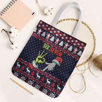 Grinch Hand Six Seven Xmas Tote Bag Meme Gen Alpha Slang - Wonder Print Shop