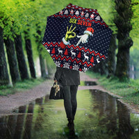 Grinch Hand Six Seven Xmas Umbrella Meme Gen Alpha Slang - Wonder Print Shop