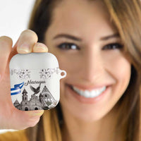 Nicaragua Leon Cathedral AirPods Case Motmot with Plumeria Style - Wonder Print Shop
