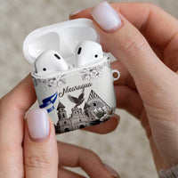 Nicaragua Leon Cathedral AirPods Case Motmot with Plumeria Style - Wonder Print Shop