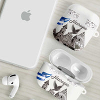 Nicaragua Leon Cathedral AirPods Case Motmot with Plumeria Style - Wonder Print Shop