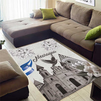 Nicaragua Leon Cathedral Area Rug Motmot with Plumeria Style - Wonder Print Shop