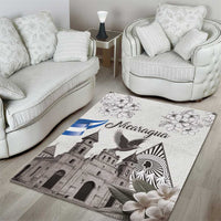 Nicaragua Leon Cathedral Area Rug Motmot with Plumeria Style - Wonder Print Shop