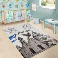 Nicaragua Leon Cathedral Area Rug Motmot with Plumeria Style - Wonder Print Shop