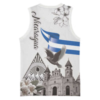 Nicaragua Leon Cathedral Basketball Jersey Motmot with Plumeria Style - Wonder Print Shop