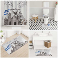 Nicaragua Leon Cathedral Bathroom Set Motmot with Plumeria Style - Wonder Print Shop