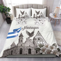 Nicaragua Leon Cathedral Bedding Set Motmot with Plumeria Style - Wonder Print Shop