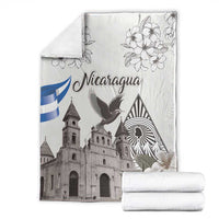 Nicaragua Leon Cathedral Blanket Motmot with Plumeria Style - Wonder Print Shop