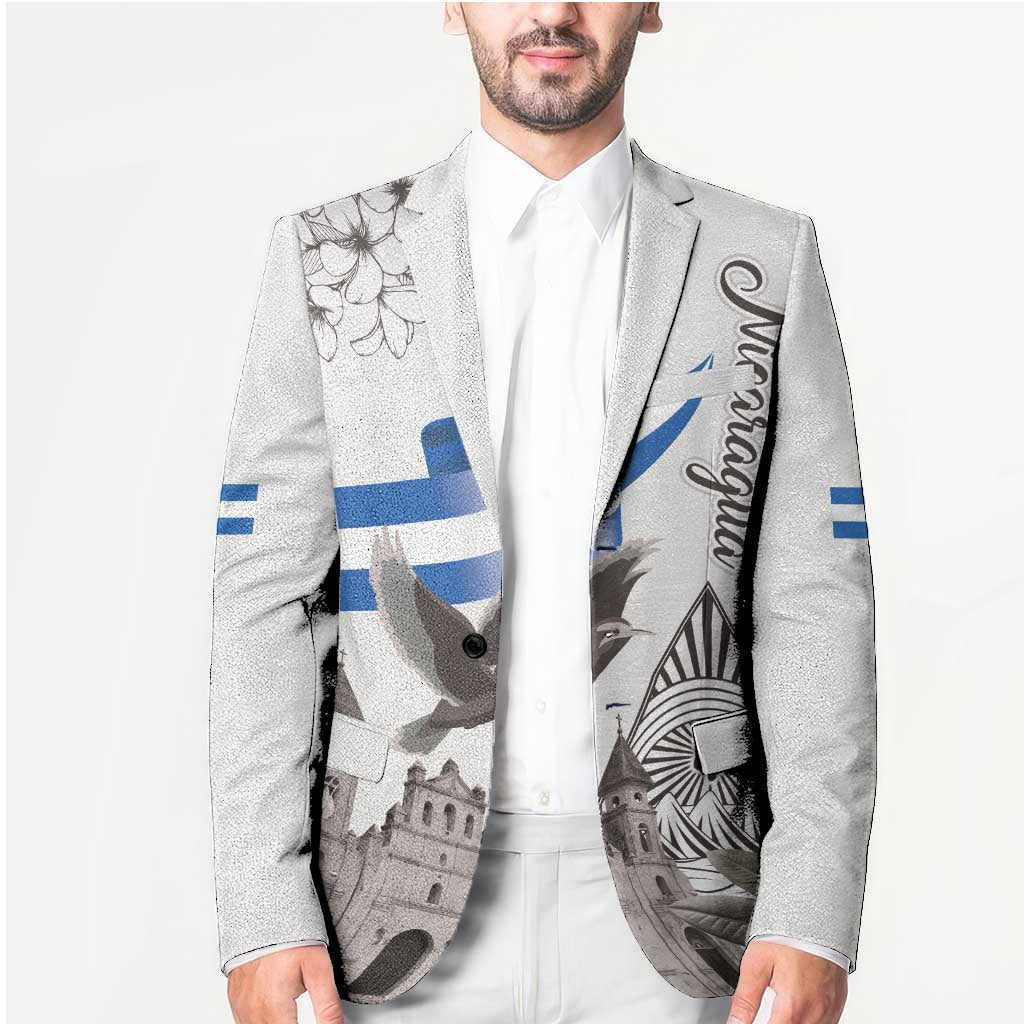 Nicaragua Leon Cathedral Blazer Motmot with Plumeria Style - Wonder Print Shop