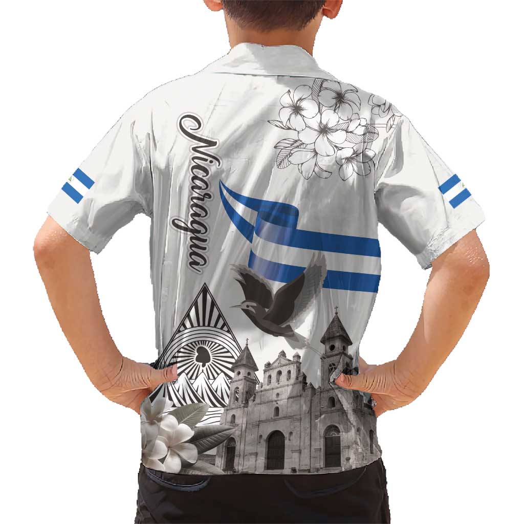 Nicaragua Leon Cathedral Hawaiian Shirt Motmot with Plumeria Style - Wonder Print Shop