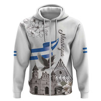 Nicaragua Leon Cathedral Hoodie Motmot with Plumeria Style - Wonder Print Shop