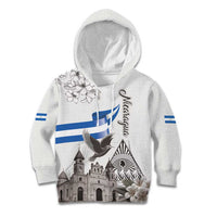 Nicaragua Leon Cathedral Kid Hoodie Motmot with Plumeria Style - Wonder Print Shop