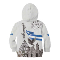 Nicaragua Leon Cathedral Kid Hoodie Motmot with Plumeria Style - Wonder Print Shop