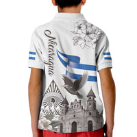 Nicaragua Leon Cathedral Kid Polo Shirt Motmot with Plumeria Style - Wonder Print Shop