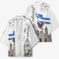 Nicaragua Leon Cathedral Kimono Motmot with Plumeria Style - Wonder Print Shop