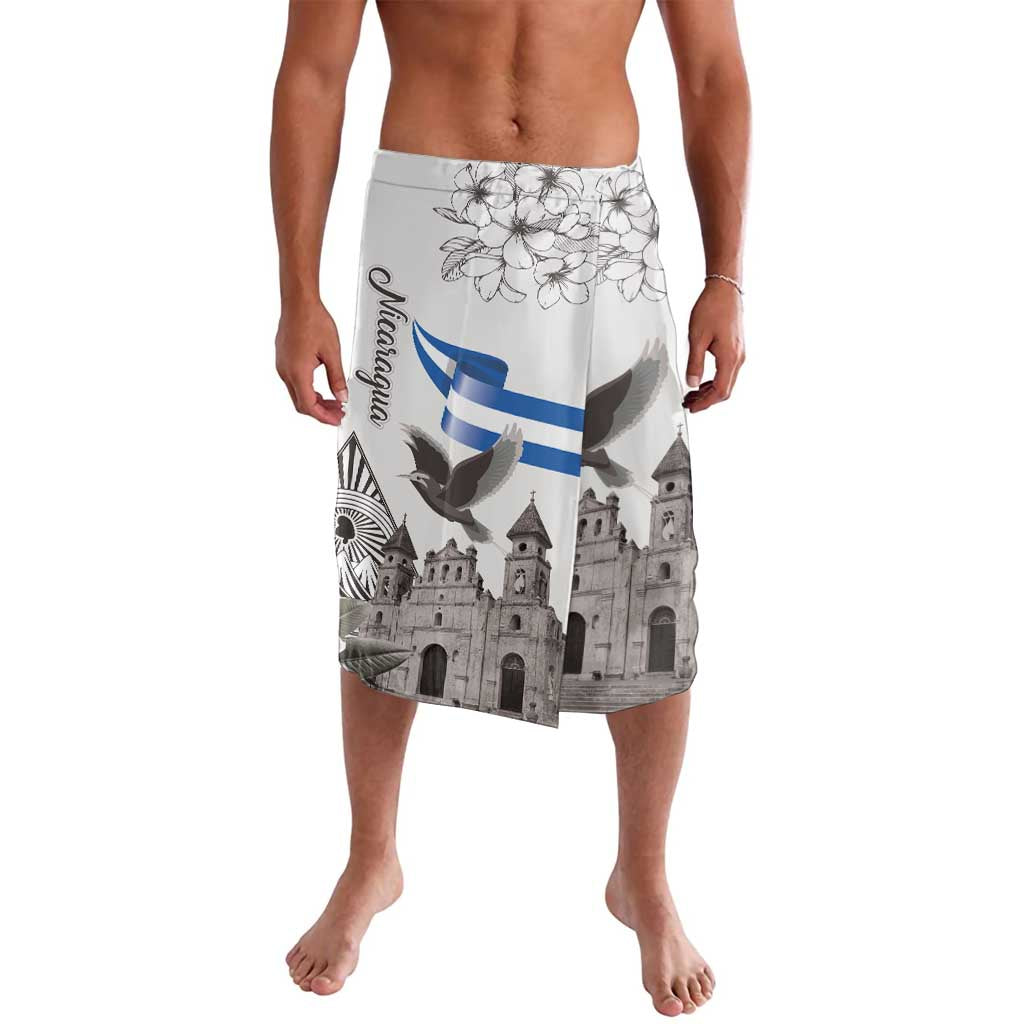 Nicaragua Leon Cathedral Lavalava Motmot with Plumeria Style - Wonder Print Shop