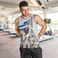 Nicaragua Leon Cathedral Men Tank Top Motmot with Plumeria Style - Wonder Print Shop