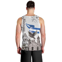 Nicaragua Leon Cathedral Men Tank Top Motmot with Plumeria Style - Wonder Print Shop