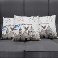 Nicaragua Leon Cathedral Pillow Cover Motmot with Plumeria Style - Wonder Print Shop