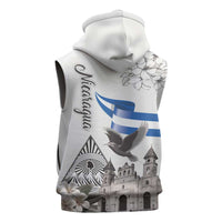 Nicaragua Leon Cathedral Sleeveless Hoodie Motmot with Plumeria Style - Wonder Print Shop