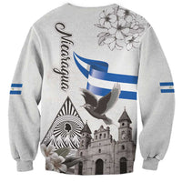 Nicaragua Leon Cathedral Sweatshirt Motmot with Plumeria Style - Wonder Print Shop