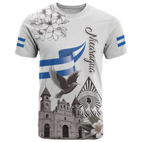 Nicaragua Leon Cathedral T Shirt Motmot with Plumeria Style - Wonder Print Shop