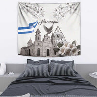 Nicaragua Leon Cathedral Tapestry Motmot with Plumeria Style - Wonder Print Shop