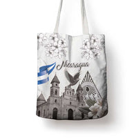 Nicaragua Leon Cathedral Tote Bag Motmot with Plumeria Style - Wonder Print Shop