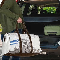 Nicaragua Leon Cathedral Travel Bag Motmot with Plumeria Style - Wonder Print Shop