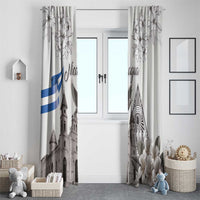 Nicaragua Leon Cathedral Window Curtain Motmot with Plumeria Style - Wonder Print Shop