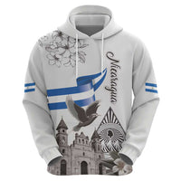 Nicaragua Leon Cathedral Zip Hoodie Motmot with Plumeria Style - Wonder Print Shop