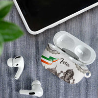 India Ganesha and Akshardham AirPods Case Lord Ganpati Lotus Flag Style - Wonder Print Shop