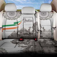 India Ganesha and Akshardham Back Car Seat Cover Lord Ganpati Lotus Flag Style - Wonder Print Shop