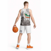 India Ganesha and Akshardham Basketball Jersey Lord Ganpati Lotus Flag Style - Wonder Print Shop