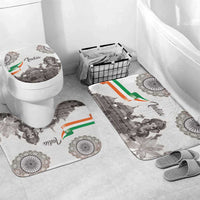 India Ganesha and Akshardham Bathroom Set Lord Ganpati Lotus Flag Style - Wonder Print Shop