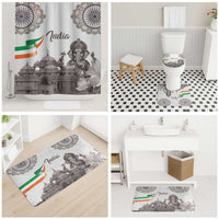 India Ganesha and Akshardham Bathroom Set Lord Ganpati Lotus Flag Style - Wonder Print Shop