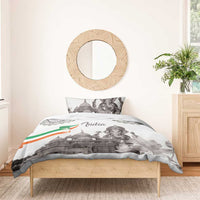 India Ganesha and Akshardham Bedding Set Lord Ganpati Lotus Flag Style - Wonder Print Shop