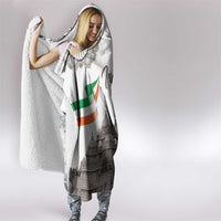 India Ganesha and Akshardham Hooded Blanket Lord Ganpati Lotus Flag Style - Wonder Print Shop