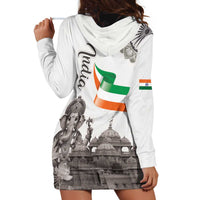 India Ganesha and Akshardham Hoodie Dress Lord Ganpati Lotus Flag Style - Wonder Print Shop
