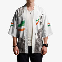 India Ganesha and Akshardham Kimono Lord Ganpati Lotus Flag Style - Wonder Print Shop