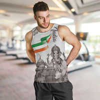 India Ganesha and Akshardham Men Tank Top Lord Ganpati Lotus Flag Style - Wonder Print Shop
