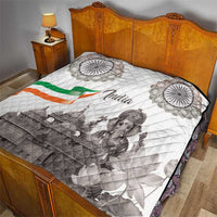 India Ganesha and Akshardham Quilt Lord Ganpati Lotus Flag Style - Wonder Print Shop