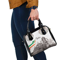 India Ganesha and Akshardham Shoulder Handbag Lord Ganpati Lotus Flag Style - Wonder Print Shop