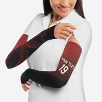 Custom World Football 2026 Austria Arm Sleeves Das Team Go Champions Red Version